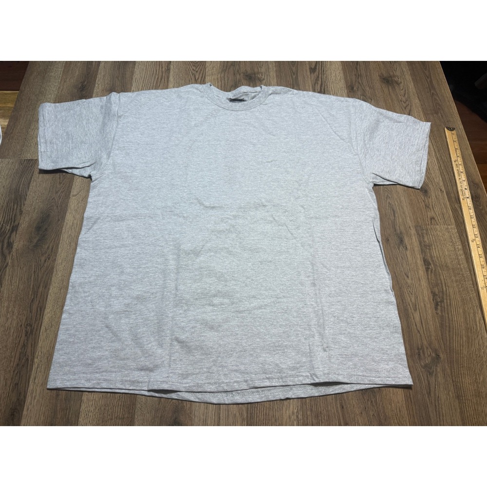 Vintage Spalding Shirt Mens Size 2XL Gray Short Sleeve Crewneck True To The Game